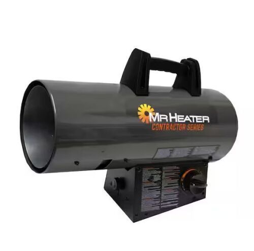 Mr. Heater Contractor Series 60,000 BTU Forced Air Propane Outdoor Space Heater with 10 ft. Hose and Regulator - Lot 85JF