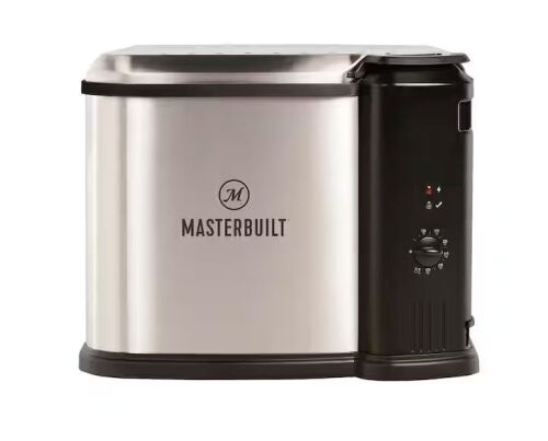 Masterbuilt 10 Liter XL Electric Fryer, Boiler, Steamer in Silver - Lot 91JF