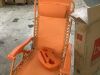 Monochromatic Zero Gravity Patio Chair Recliner w/ Side Tray, Headrest - Thumbnail 3
