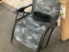 Oversized Reclining Zero Gravity Chair Lounger w/ Cup Holder, Pillow - Thumbnail 3