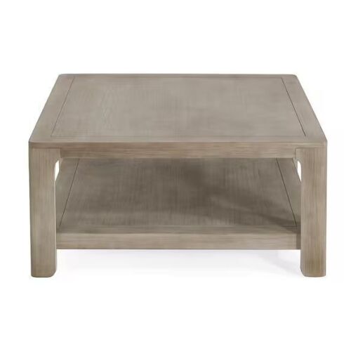 CHRISTOPHER KNIGHT HOME Venice 34.45 in. Modern Grey Ash Square MDF Wood Coffee Table - Lot 135JF