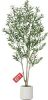 6' Faux Olive Tree with Tall Pot - Thumbnail 1