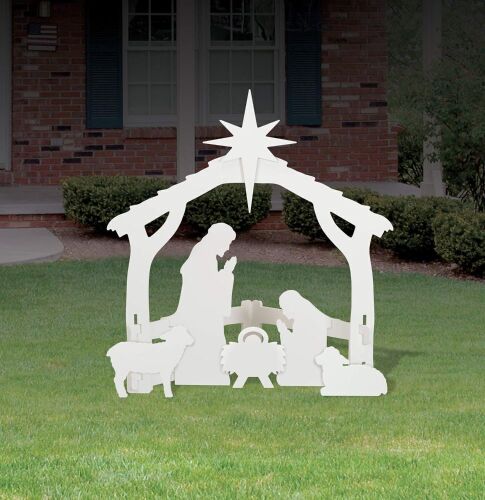 All-Weather Outdoor Nativity Set - Lot 190