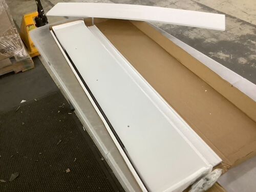 48" Wood Floating Shelf Fireplace Mantel - Lot 200