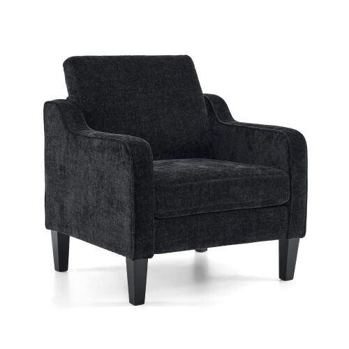 VINGLI AC117 30" Chenille Modern Oversized Upholstered Accent Chair - Lot 203