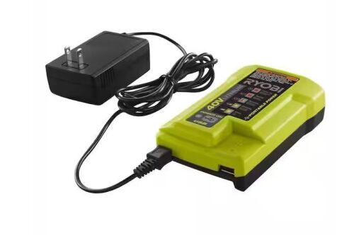 RYOBI 40V Lithium-Ion Charger with USB Port - Lot 205JF