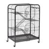 Multi-Level Small Pet Cage with Wheels - Thumbnail 1