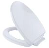 TOTO Elongated SoftClose Toilet Seat in Cotton White - Thumbnail 1