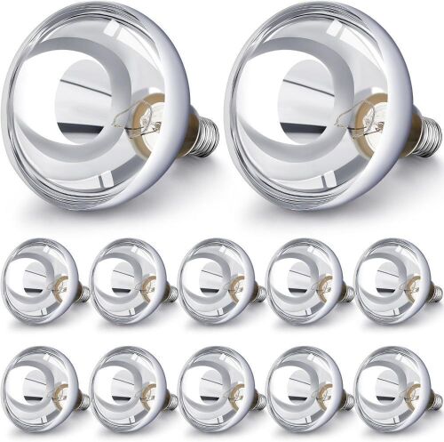 VIHOSE 12 Pack 150 Watt Heat Lamp Bulbs 120v - Lot 271