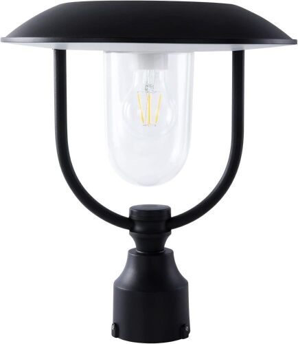 LUTEC Solar Lamp Post Light, Dusk to Dawn - Lot 285