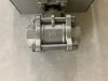 1" inch NPT Pneumatic Ball Valve Stainless Single Acting Air Actuated Ball Valve - Thumbnail 3