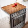 Acacia Noodle Board Stove Cover, 30" x 22" - Thumbnail 1