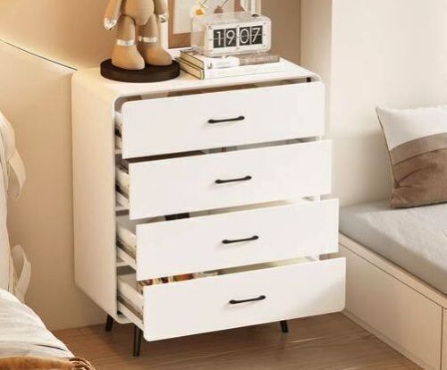 FUFU&GAGA White 4 Drawers 31.5 in. W Nightstand - Lot 323JF