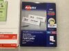 Staples Heavyweight Sheet Protectors & Avery Medium Embossed Tent Cards - Thumbnail 3