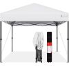 One-Person Setup Instant Pop Up Canopy w/ Case, 4 Weight Bags - 10x10ft - Thumbnail 1