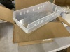 Case of (10) Clear-View Series Economy Shelf Bin - 17.875" x 8.375" x 4" - Thumbnail 1