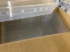Case of (10) Clear-View Series Economy Shelf Bin - 17.875" x 8.375" x 4" - Thumbnail 2