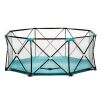 Regalo My Play Deluxe Extra Large Portable Play Yard, Teal, 8-Panel - Thumbnail 1