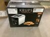 Krups Black My Memory Digital Stainless Steel 2-Slot Toaster - Thumbnail 2