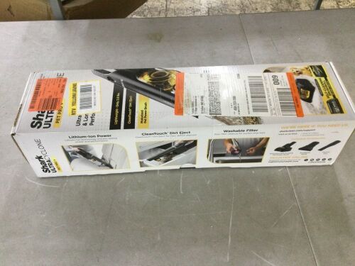 Shark UltraCyclone Pet Pro+ Cordless Handheld Vacuum - Missing Charging Cord & Accessories - Lot 423JF