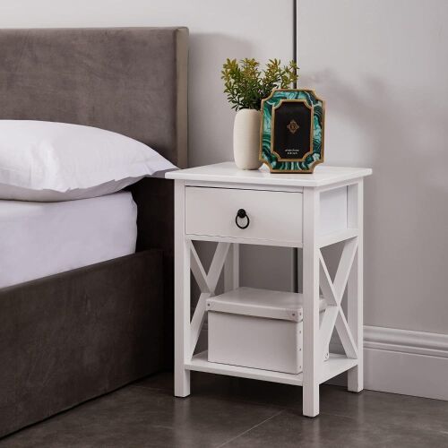 Naomi Home Eily End Table with Drawer - Lot 432JF