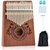 Lot of (2) Kalimba 17 Key Thumb Piano - Thumbnail 1