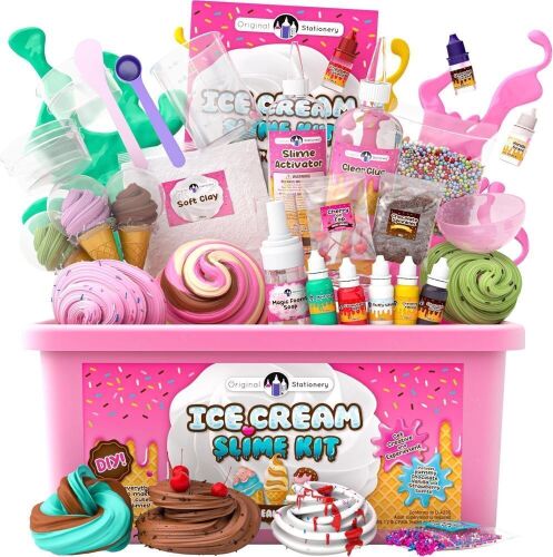 Lot of (2) Original Stationery DIY Ice Cream Slime Kit - Lot 439
