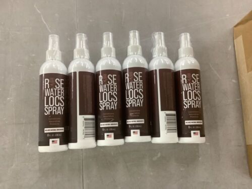 Lot of (6) IMPRESA Rose Water Spray, Moisturizing Loc Treatment for Dreadlocks, Braids & Faux Locs - Lot 450