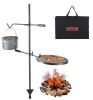 VEVOR Swivel Campfire Grill Portable Camp Fire Racks 360° Adjustable Open Fire Outdoor Cooking Equipment - Thumbnail 1