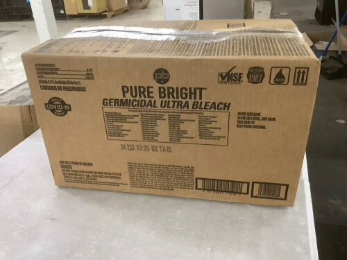 Case of (6) Pure Bright 1 Gallon Liquid Bleach - Lot 541