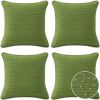 Decorative Outdoor Water Repellent Throw Pillows with Inserts, Set of 4, 16" x16" - Thumbnail 1