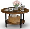 Round Coffee Table, 27.6" - Thumbnail 1