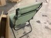 Folding Zero Gravity Recliner Patio Lounge Chair w/ Canopy, Side Tray - Thumbnail 4