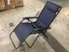 Folding Zero Gravity Recliner Patio Lounge Chair w/ Canopy, Side Tray - Thumbnail 2