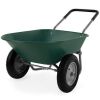 Dual-Wheel Wheelbarrow Garden Cart - Thumbnail 1