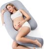 Momcozy Pregnancy Pillow with Cooling Cover - Thumbnail 1