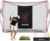 Bearwill Golf Net, 10x7ft Heavy Duty Golf Practice Nets with Mat, Target Cloth, 8 Tees, 6 Balls, Carry Bag for Backyard Driving Chipping Indoor Outdoor Training - Thumbnail 1