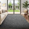 Ophanie Area Rugs for Living Room Grey, Fluffy Shag Large Fuzzy Plush Soft Rug, Gray Shaggy Floor Big Carpets for Bedroom Nursery, Kids Home Decor Aesthetic - Thumbnail 1