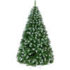 Artificial Frosted Pine Christmas Tree, Unlit Pine Design w/Easy Assembly 6ft - Thumbnail 1