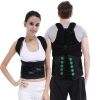 TLSO Thoracic Full Back Brace, Posture Corrector for Women and Men, Adjustable Posture Back Support for Improve Posture Provide and Lower Back Pain Relief, Pre or Post Surgery with Lower Back Support - Thumbnail 1