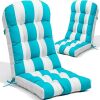 Crestlive 50x20x4 Inch Adirondack Chair Cushion Outdoor Rocking Chair Cushions Water Resistant High Back Patio Chair Cushion - Thumbnail 1