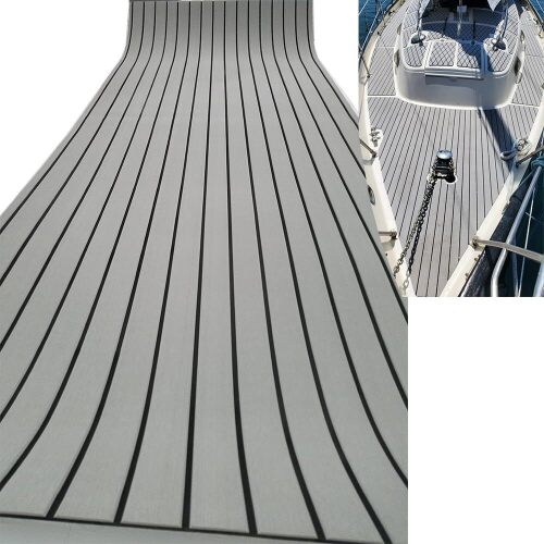 Boat Flooring EVA Foam Boat Floor Decking Sheet Self-Adhesive Non-Slip Boat Carpet Marine Deck Flooring Mat for Boats Yacht Swimming Platform RV Floor Kayak Surfboard Golf Cart - Lot 2795