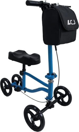 Knee Scooter,Economical Foldable Steerable Knee Walker,for Adults Foot Surgery,Injured Ankle Recovery Scoote - Lot 3055