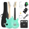 30 Inch Kids Electric Guitar Beginner Kits ST Style Mini Electric Guitar withAmp,Bag,Tuner, Picks, Cable, Strap, Strings - Thumbnail 1