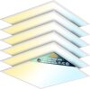 Allsmartlife 2x2 LED Flat Panel Light 6-Pack, Dimmable, 5CCT Options (3000K-6000K), 24W/30W/40W, Back-Lit 2x2FT LED Troffer Light Drop Ceiling for Commercial Office, ETL - Thumbnail 1