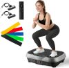 ALSO GO Vibration Plate Exercise Machine, 5 Workout Modes & 99-Level Vibration Platform for Weight Loss/Lymphatic Drainage, 330lbs Capacity Vibration Board with Resistance Bands for Full Body Workout - Thumbnail 1