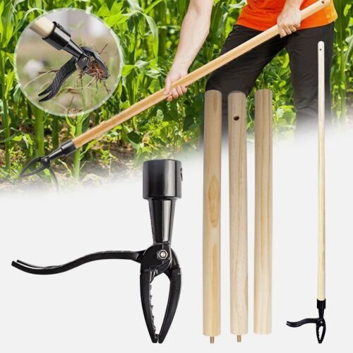 Foot-operated Weeder Outdoor Stand Up Weed Puller Claw Weeder Root Remover Tool - Lot 3078