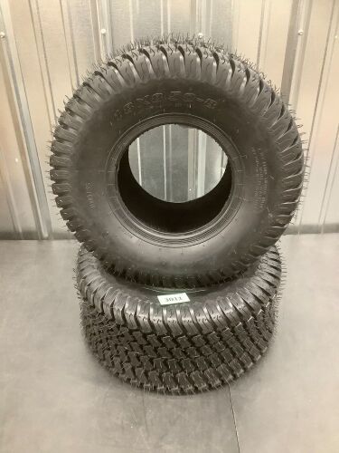 18x8.5-8 Lawn Mower Tires, 18x8.5-8 Tractor Turf Tires, 18x8.5x8 NHS Tires, 4PR/Ply Tubeless(Set of 2) - Lot 3011