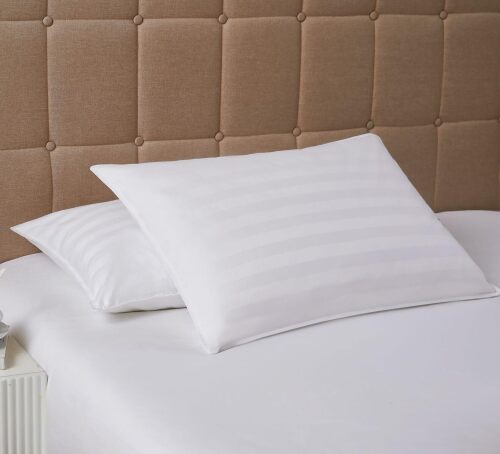 DOWNLITE Down Extra Thin, Flat & Soft Pillow for Stomach Sleepers (Hypoallergenic) - Lot 3160