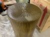 Noble House Bartram Brushed Antique Gold Iron Side Table - Thumbnail 3